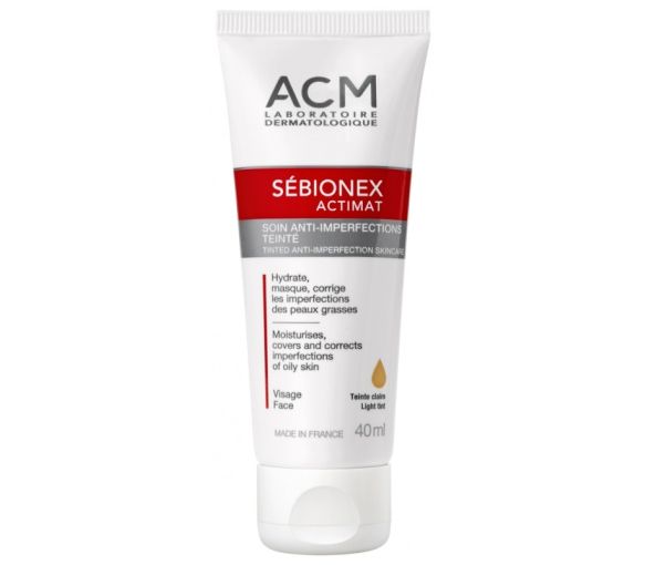 Sébionex Actimat soin anti-imperfections teinte claire ACM - tube de 40ml