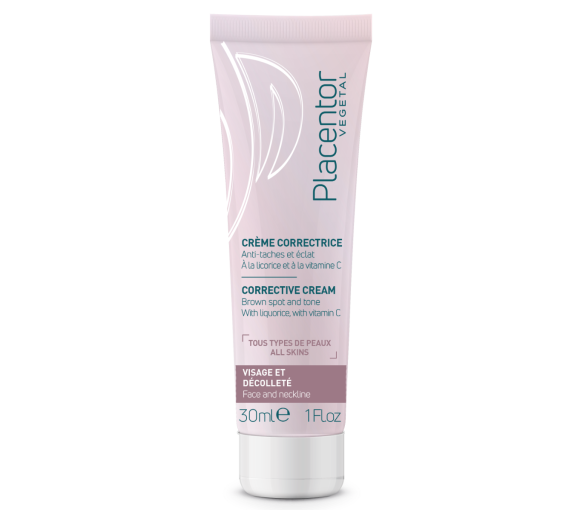 Crème correctrice anti-taches et éclat Placentor - tube de 30 ml - image 1