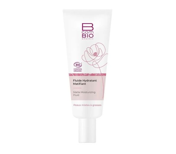 Fluide hydratant matifiant peaux mixtes à grasses BcomBIO - tube de 50ml
