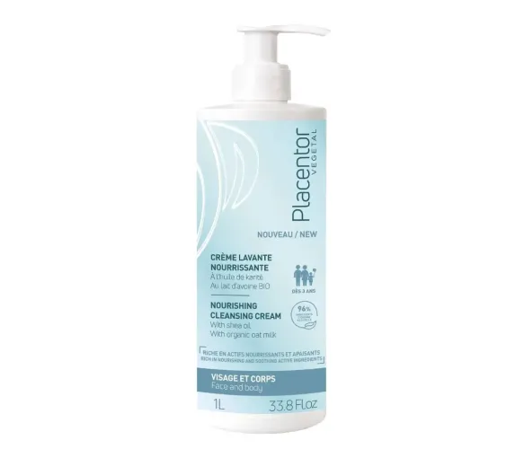 Crème lavante nourrissante Placentor - flacon-pompe de 1L