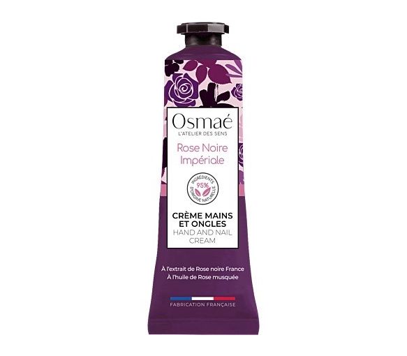 Rose noire impériale Crème mains et ongles Osmaé - tube de 30ml