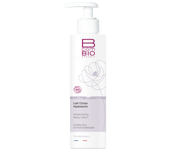 Lait corps hydratant BcomBIO - flacon pompe de 200 ml