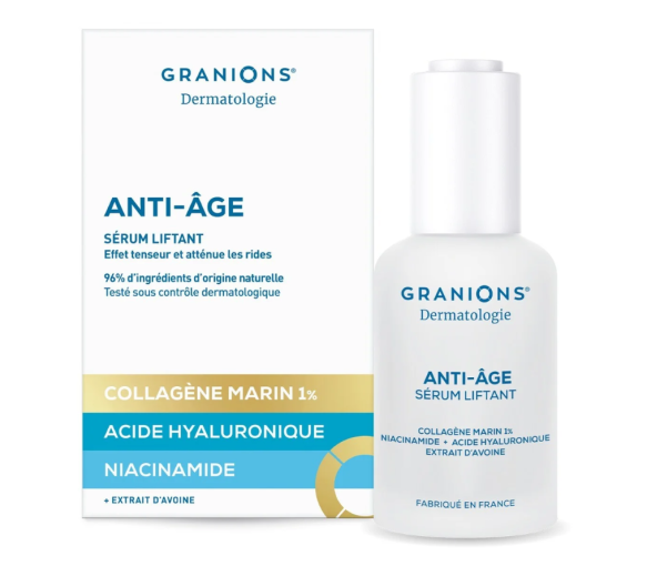 Anti-âge sérum liftant Granions - flacon-pipette de 30ml - image 1