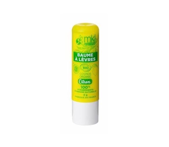 Baume à lèvres bio Citron MKL Green Nature - 1 stick de 4g - image 1