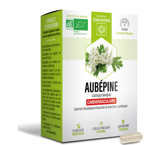Aubépine cardiovasculaire Dayang - boite de 30 gélules - image 1
