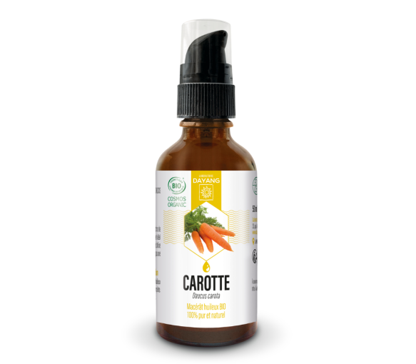 Macérât huileux Carotte BIO Dayang - flacon-pipette de 50ml - image 1