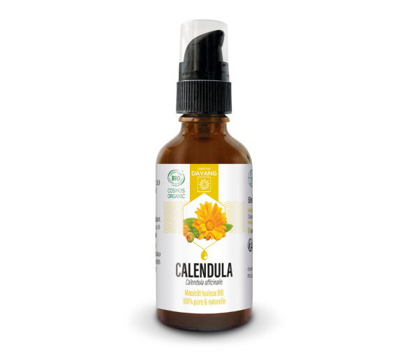 Macérat huileux calendula bio Dayang - flacon pompe de 50ml