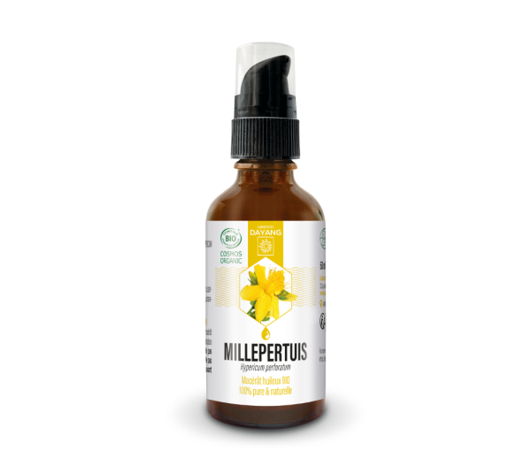 Macérât huileux Millepertuis BIO Dayang - flacon-pompe de 50ml - image 1