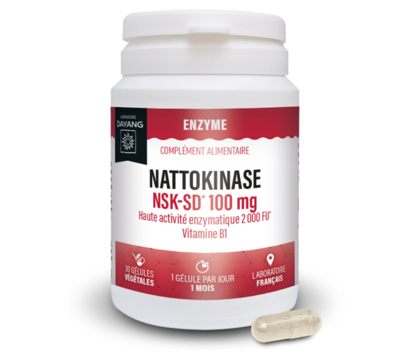 Nattokinase NSK-SD 100mg Dayang - pot de 30 gélules - image 1