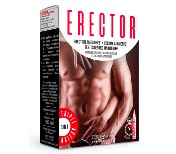 Erector Triple action Eric favre - boîte de 4 monodoses