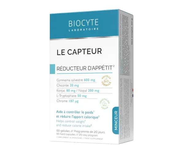 Le capteur réducteur d'appétit Biocyte - boîte de 60 gélules