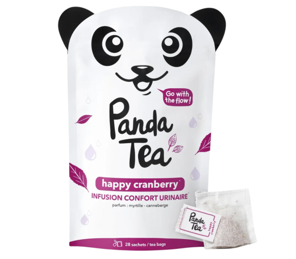 Happy cranberry infusion confort urinaire Panda tea - 28 sachets