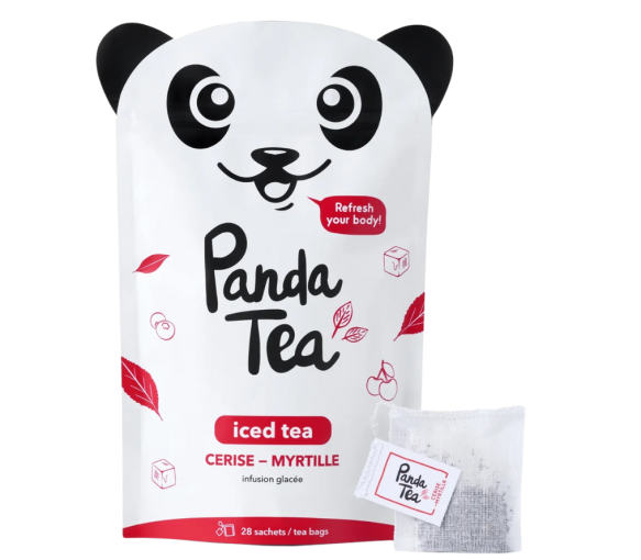 Iced tea cerise myrtille Panda tea - 28 sachets