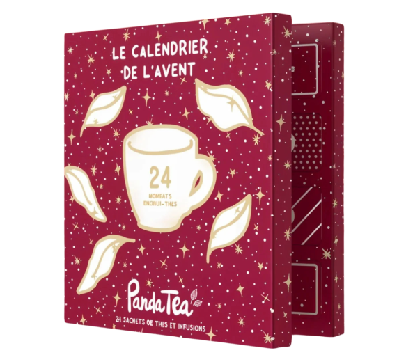 Calendrier de l'avent 2025 Panda Tea - calendrier de 24 sachets