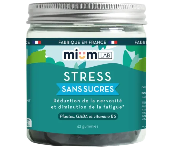 Stress gummies sans sucres Mium Lab - pot de 42 gummies - image 1