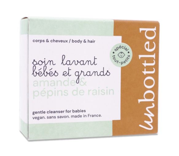 Savon neutre bébés et grands Unbottled - pain de 110g - image 1