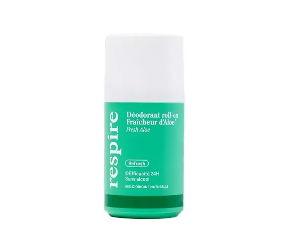 Déodorant fraîcheur d'aloe Respire - roll-on de 50ml