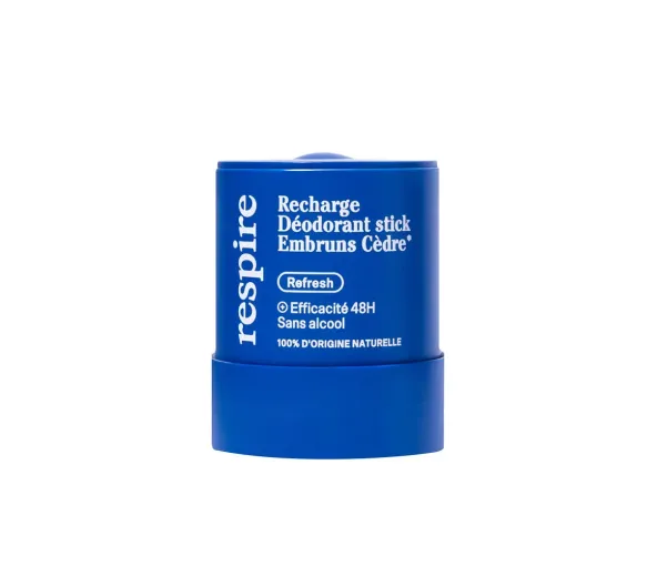 Recharge déodorant stick embruns cèdre Respire - recharge de 50g