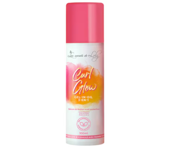 Curl Glow sérum finition 3en1 Les Secrets de Loly - flacon-pompe de 100ml - image 1