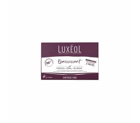 Complément alimentaire épaississant Luxéol - boîte de 90 gélules - image 1