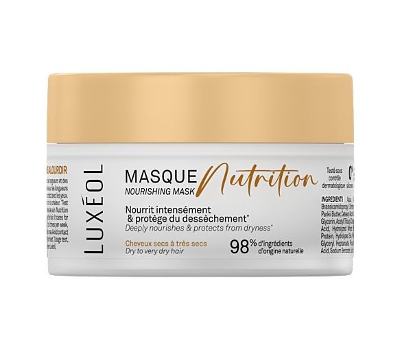 Masque nutrition Luxéol – pot 200 ml