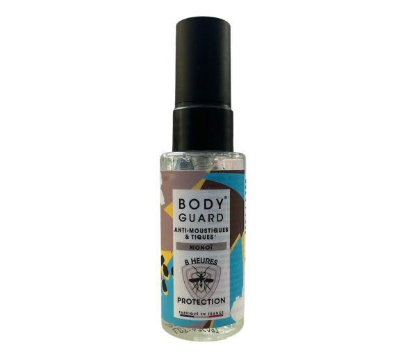 Spray anti-moustiques parfumé Monoï Bodyguard - spray de 50ml - image 1