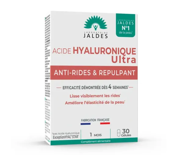 Collagène acide hyaluronique ultra anti-âge Jaldes - boîte de 30 gélules