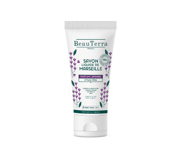 Savon de Marseille lavande Beauterra - tube de 100ml