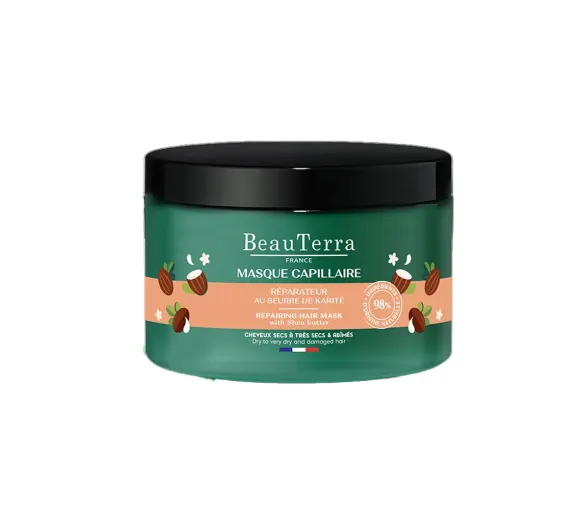 Masque capillaire beurre de karité Beauterra - pot de 250ml - image 1