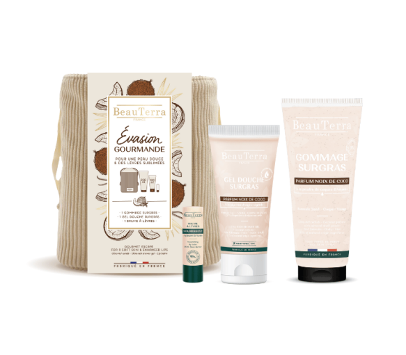 Trousse Evasion gourmande Beauterra - trousse de 3 produits - image 1