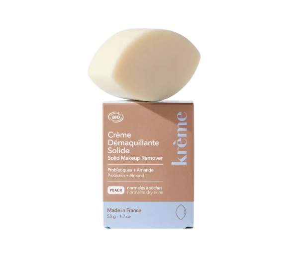 Crème démaquillante solide visage bio Krème - pain de 50g - image 1