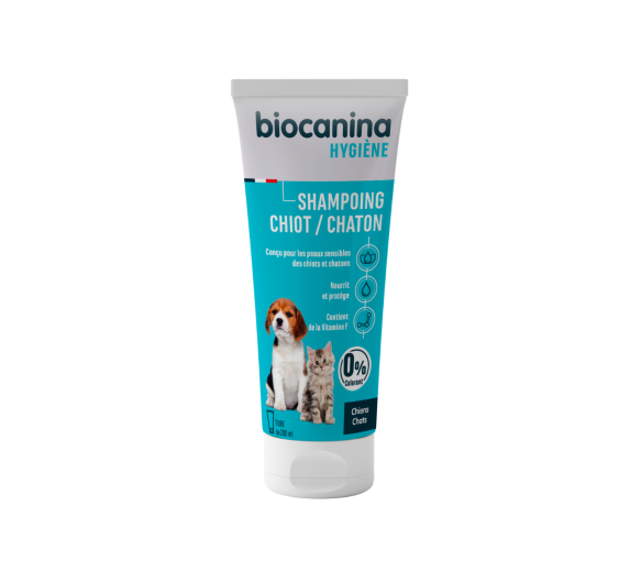 Shampoing chiot / chaton Biocanina - tube de 200 ml - image 1