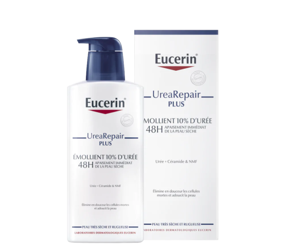 Complete repair émollient réparateur peau sèche riche 10% urée Eucerin - flacon de 400 ml - image 1