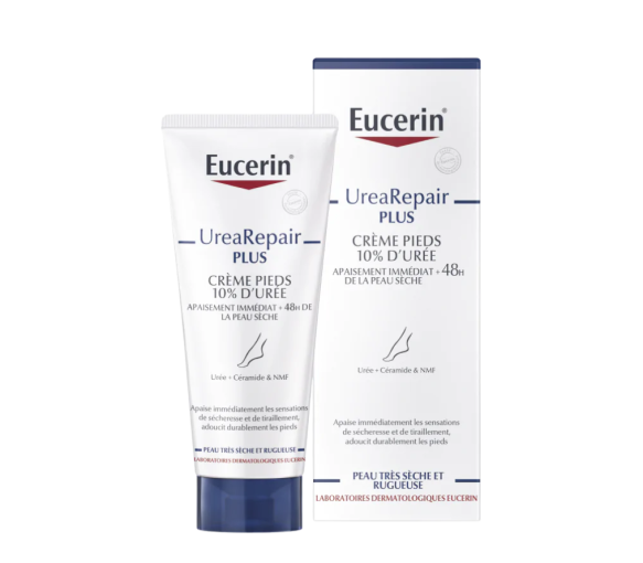 UreaRepair Plus crème pieds 10% d'urée Eucerin - tube de 100 ml - image 1