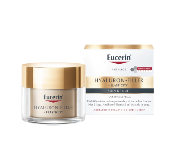 Hyaluron filler + Elasticity soin de nuit Eucerin - pot de 50 ml - image 1