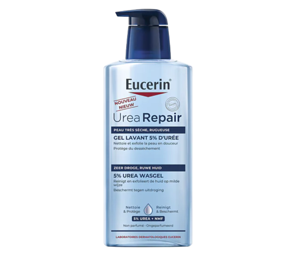 Urea Repair gel lavant 5% d'urée Eucerin - flacon-pompe de 400ml - image 1