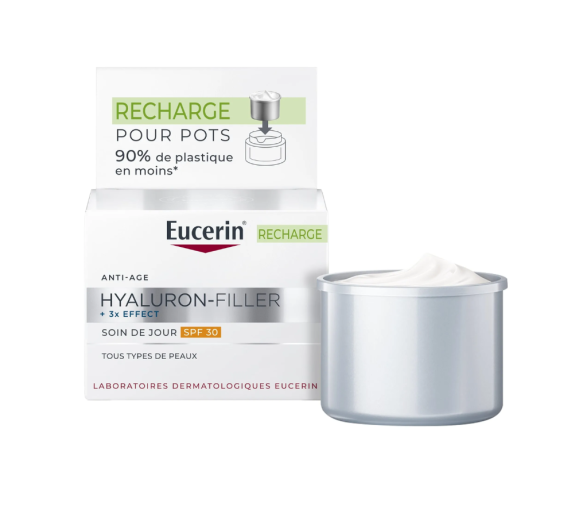 Hyaluron-filler soin de jour SPF30 Eucerin - recharge de 50ml - image 1