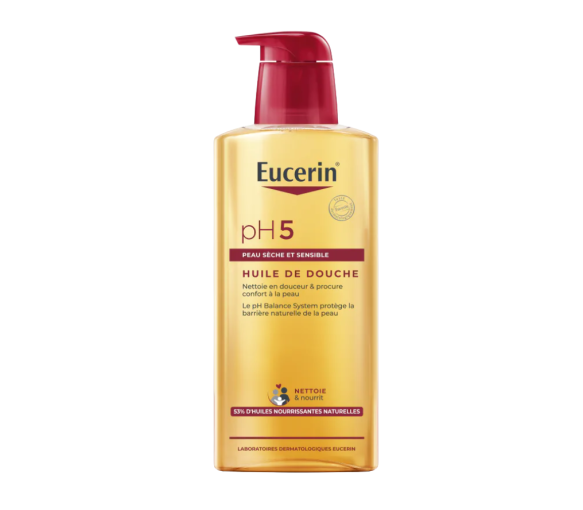 pH5 Huile de douche Eucerin - flacon-pompe de 400 ml - image 1