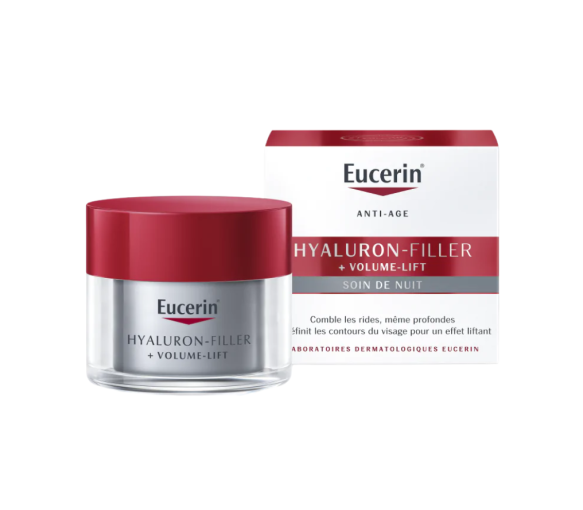 Hyaluron-Filler + volume-lift Soin de nuit Eucerin - Pot de 50 ml - image 1