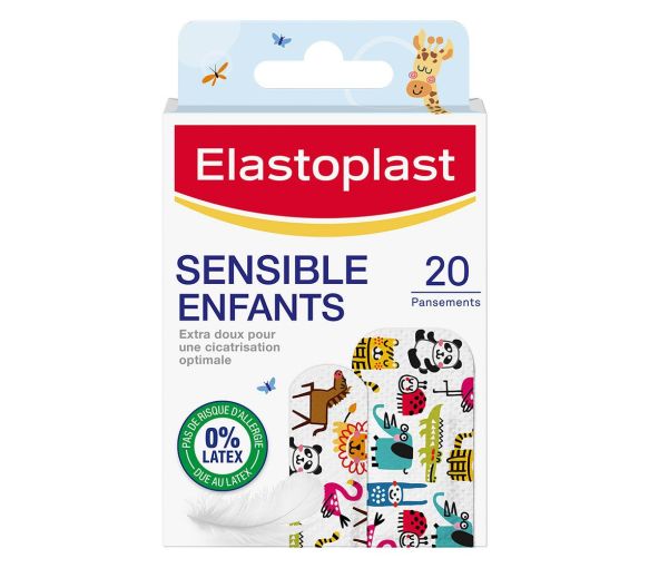 Pansements Sensible enfants Elastoplast - boîte de 20 pansements - image 1