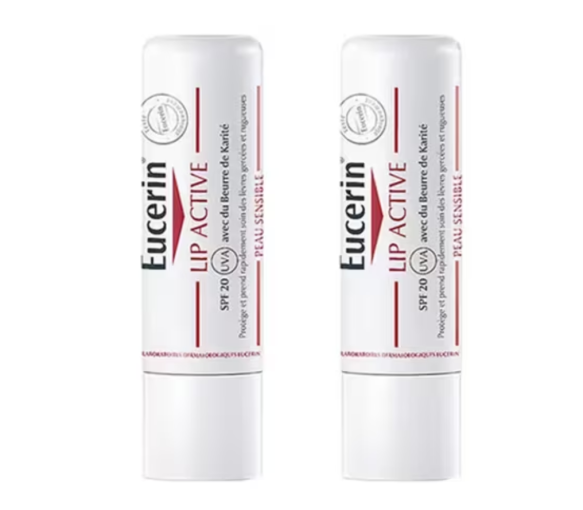 Offre spéciale soin actif lèvres Eucerin - lot de 2 sticks de 4,8g