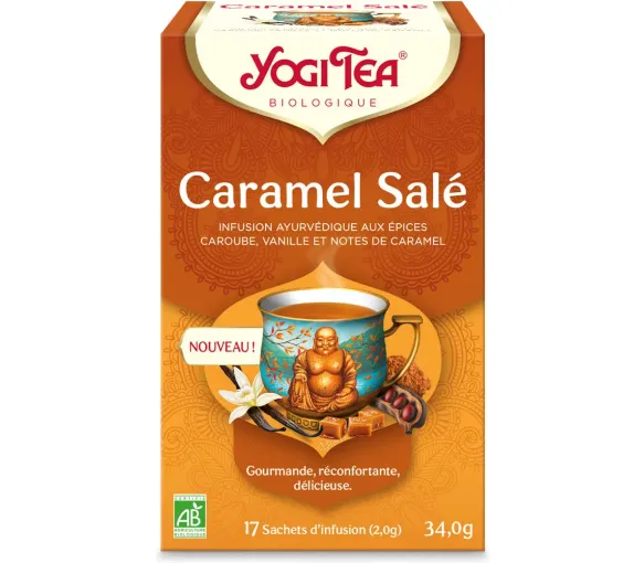 Caramel salé BIO Yogi Tea - boite de 17 sachets