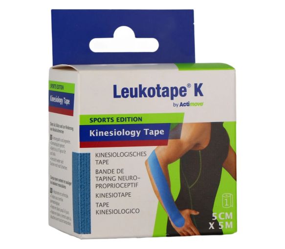 Leukotape K bande adhésive élastique BSN medical – 5 cm x 5 m