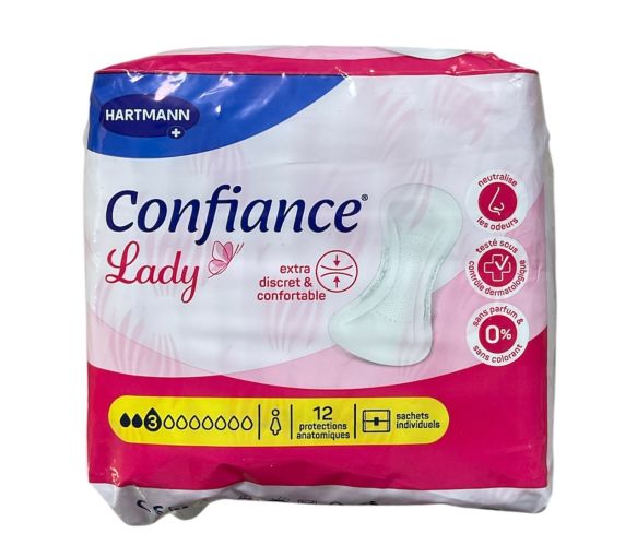Confiance Lady Protections anatomiques absorption 3 Hartmann - 12 protections anatomiques - image 1