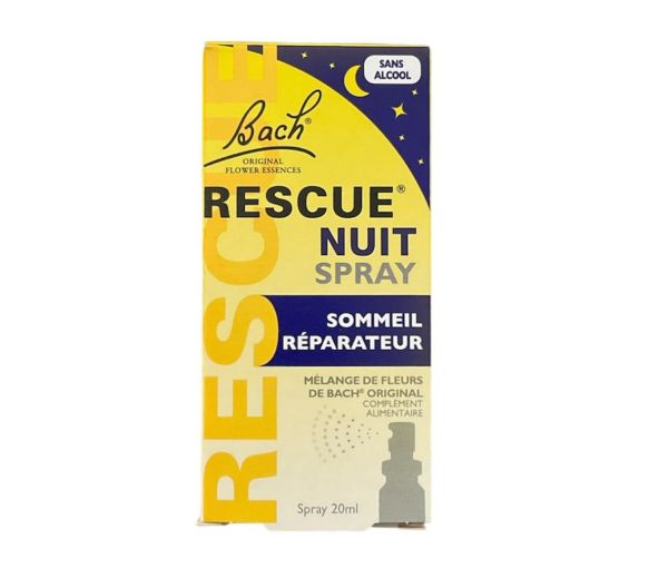 Fleur de Bach Rescue nuit spray sommeil réparateur sans alcool - spray de 20ml - image 1