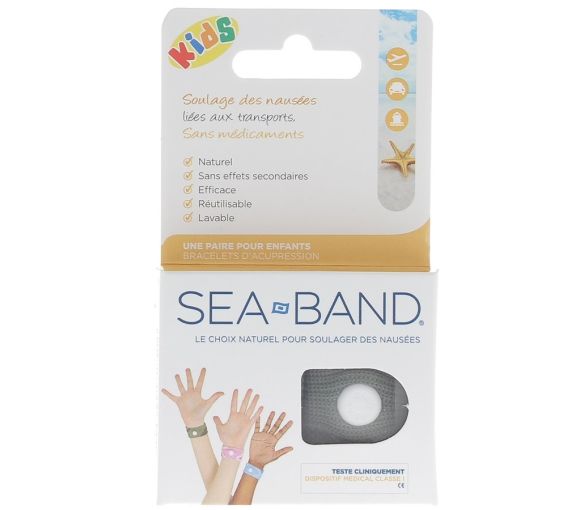 Bracelet Sea Band enfant vert - boite de 2 bracelets
