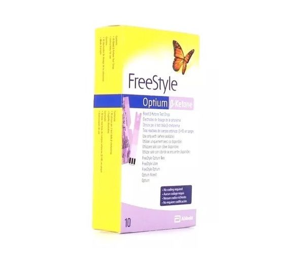 Freestyle optium B-Cetones Abbott - boite de 10 électrodes
