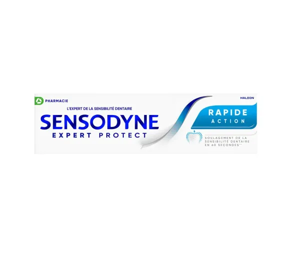 Dentifrice rapide action sensibilité dentaire Sensodyne - tube de 75ml