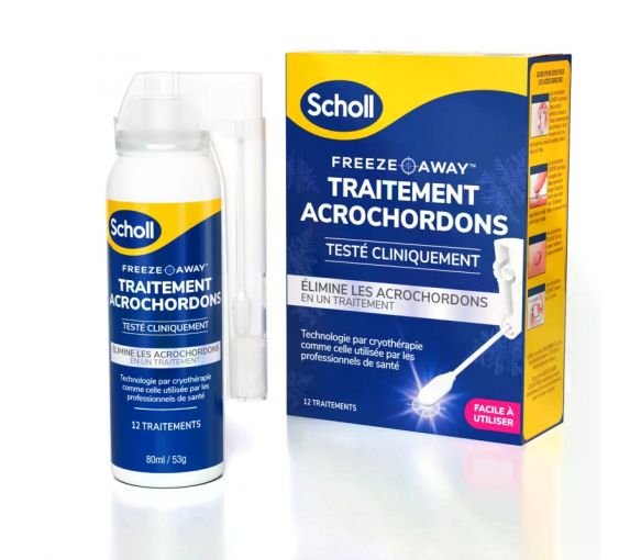Freeze Away traitement acrochordons Scholl - boite de 12 traitements