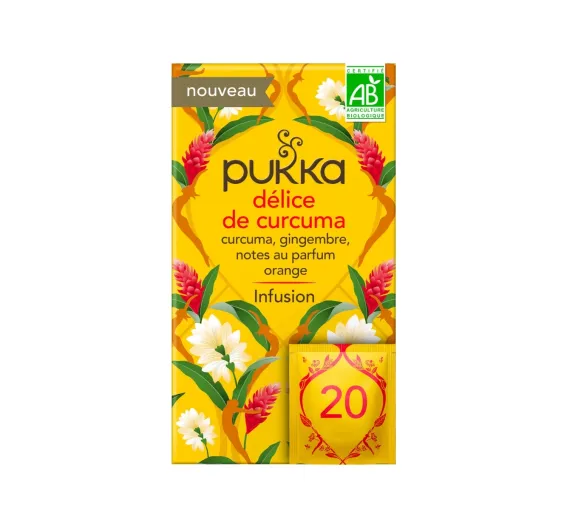 Tisane délice de Curcuma bio Pukka - boîte de 20 sachets - image 1